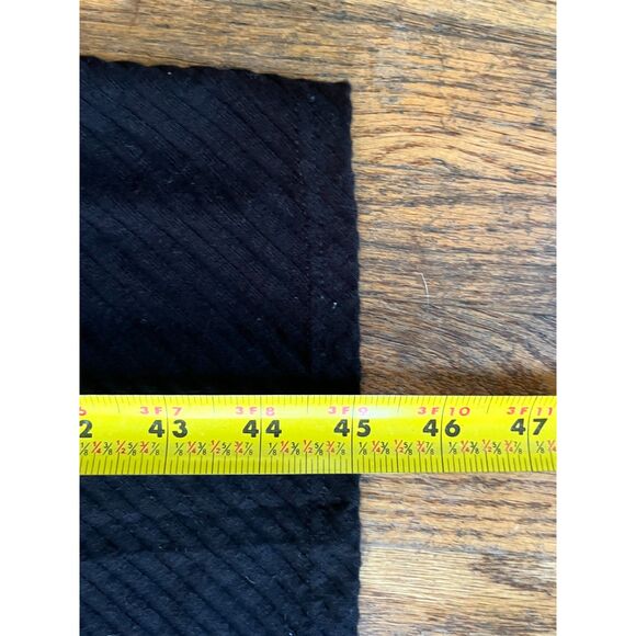 UNIVERSAL STANDARD Black Ribbed Made in Peru Midi Dress Women's Size Small - Picture 7 of 8